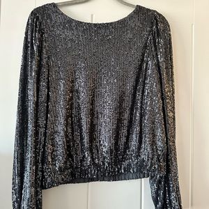 Gentle fawn sequin long sleeved top